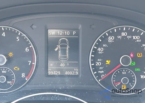 2013 Volkswagen Passat 2.5L Se из США, поврежденный, VIN 1VWBP7A39DC036020